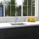 preview thumbnail 6 of 18, ZLINE Meribel Undermount Single Bowl Scratch Resistant Stainless Steel Kitchen Sink with Bottom Grid