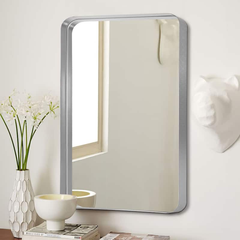 Modern Deep Frame Wall-Mounted Vanity Rectangle Mirror