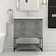 Option Charcoal Gray with White Top