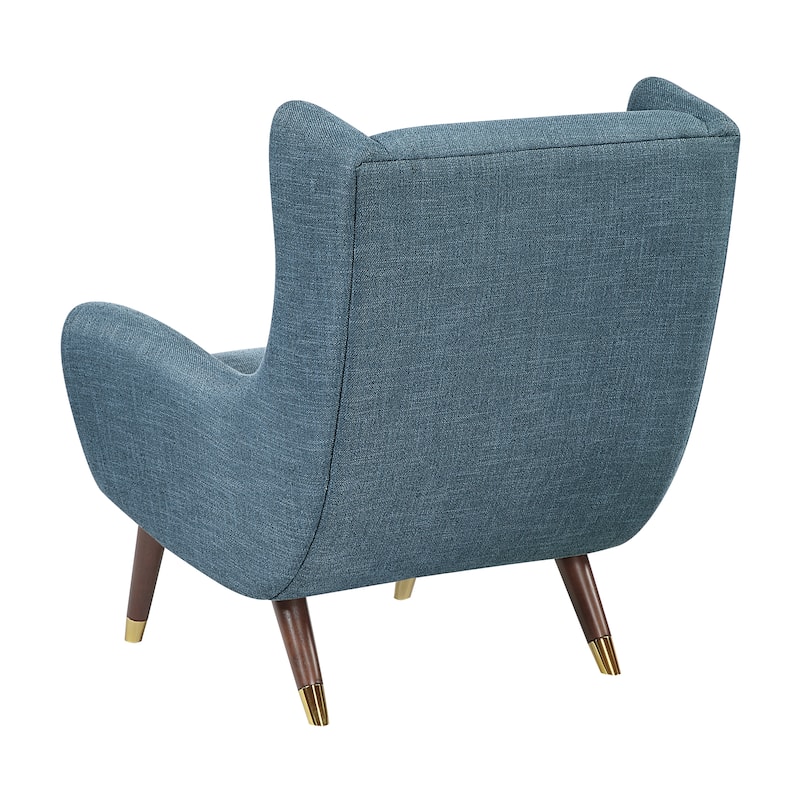 Edmund Textured Fabric Accent Chair