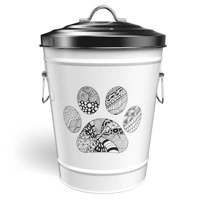 Amici Pet Food Zentangle Safe Storage Canister