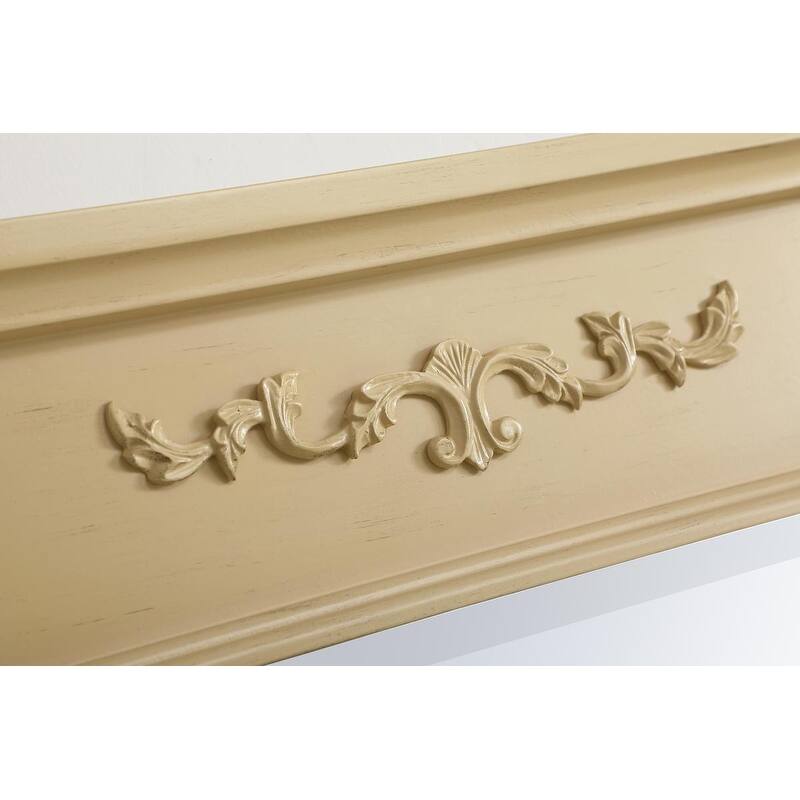 Elegant Lighting Antique Beige Vanity Mirror (22" x 28")