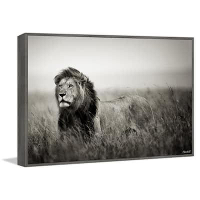 Be the Boss Floater Framed Print on Canvas