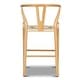 preview thumbnail 36 of 38, Poly & Bark Weave 23.5" Seat Height Counter Stool - Solid Wood with Woven Seat
