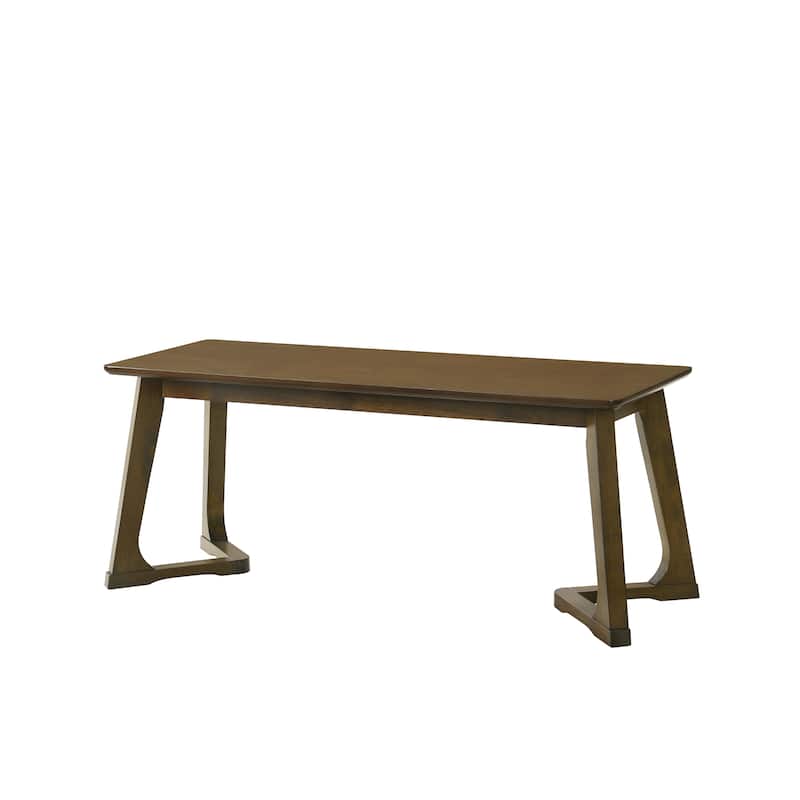CraftPorch Mid-century Modern Upholstered Dining Chair and Wooden Bench (Set of 5)