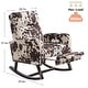 preview thumbnail 37 of 105, HOMYKA Rocking Chair for Nursery with Footrest