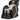 Zero Gravity Massage Chair with Full Body Air Pressure PU Leather Recliner with Message and Heating in Black