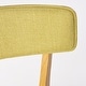 preview thumbnail 13 of 35, Chazz Mid-Century Modern Upholstered Rubberwood Dining Chairs (Set of 4) by Christopher Knight Home