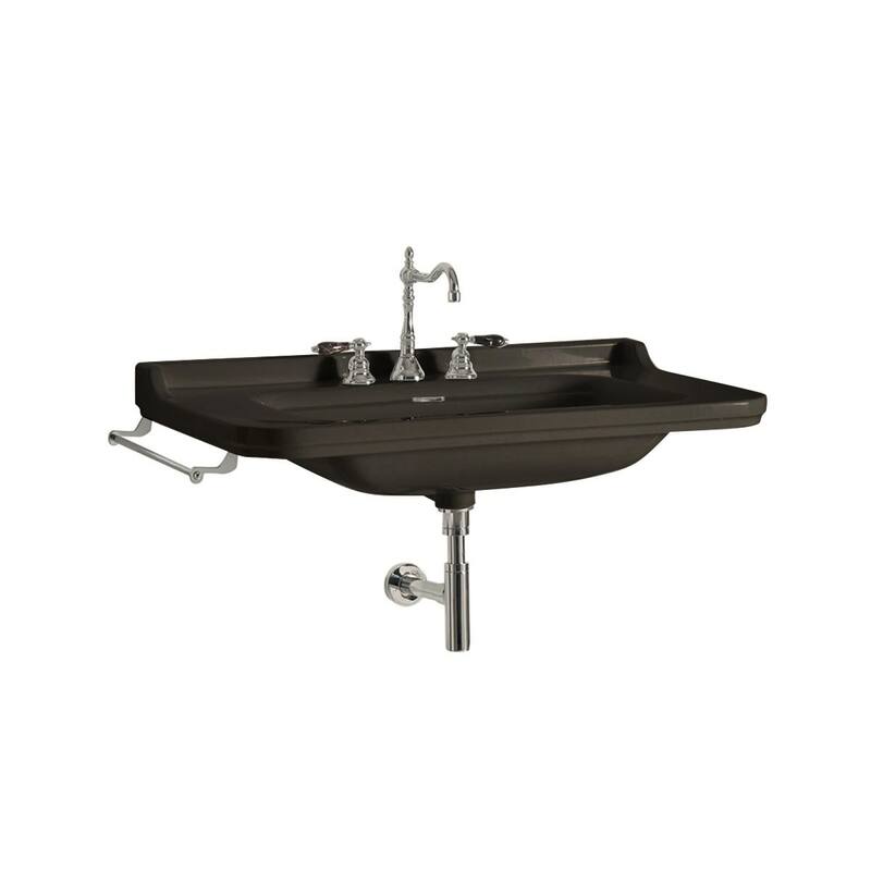 WS Bath Collections Waldorf 4141K4.03 Waldorf 31-1/2" Rectangular - Glossy Black