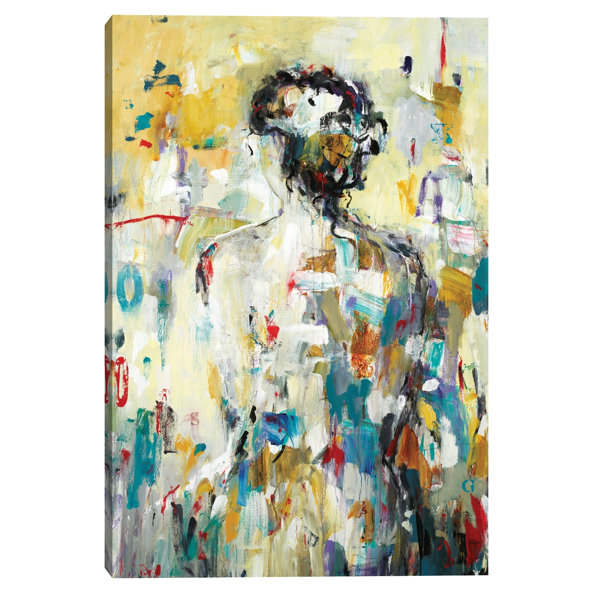 Classic Figure by Lisa Ridgers Canvas Art Print
