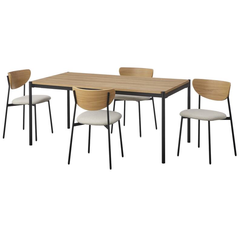 Lifestorey Jari Rectangular Dining Set