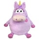 preview thumbnail 1 of 5, Tummy Stuffers: Unicorn - Purple - Kids Soft Magical Character Companion Brown