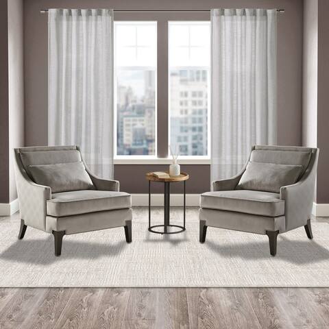 Martha Stewart Anna Arm Accent Chair Set of 2