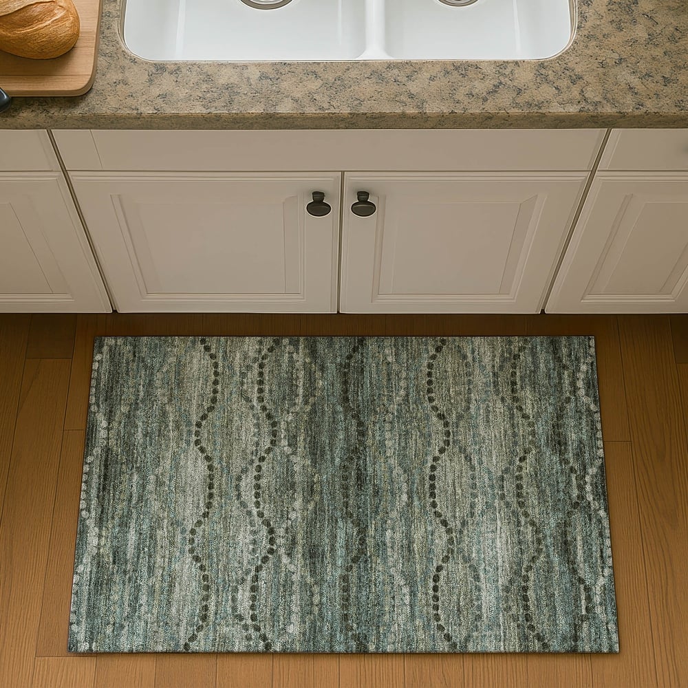 Premium Washable Super Soft Boho Stripes Mayfield Rug