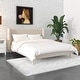 preview thumbnail 7 of 10, The Novogratz Holly Upholstered Wingback Platform Bed