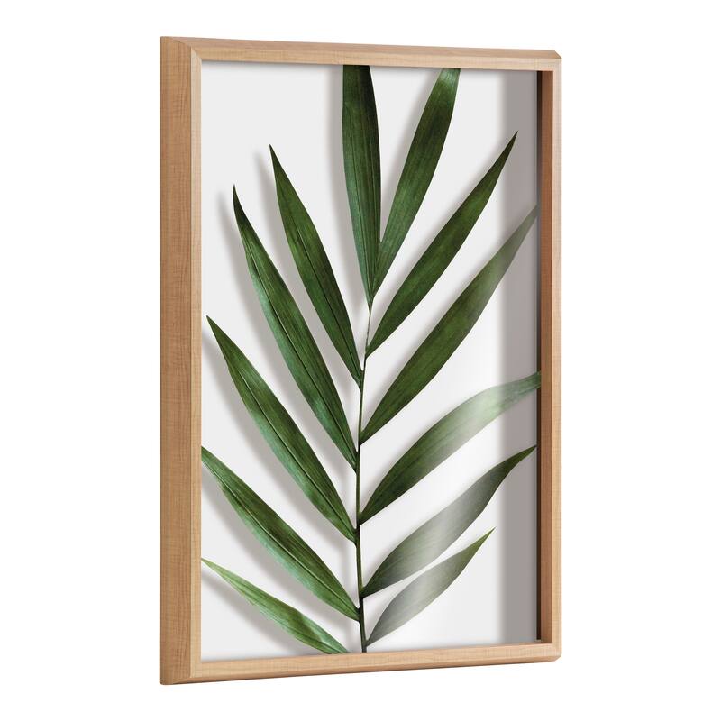Kate and Laurel Blake Botanical 5F Printed Glass by Amy Peterson - 18x24 - Plastic - Natural