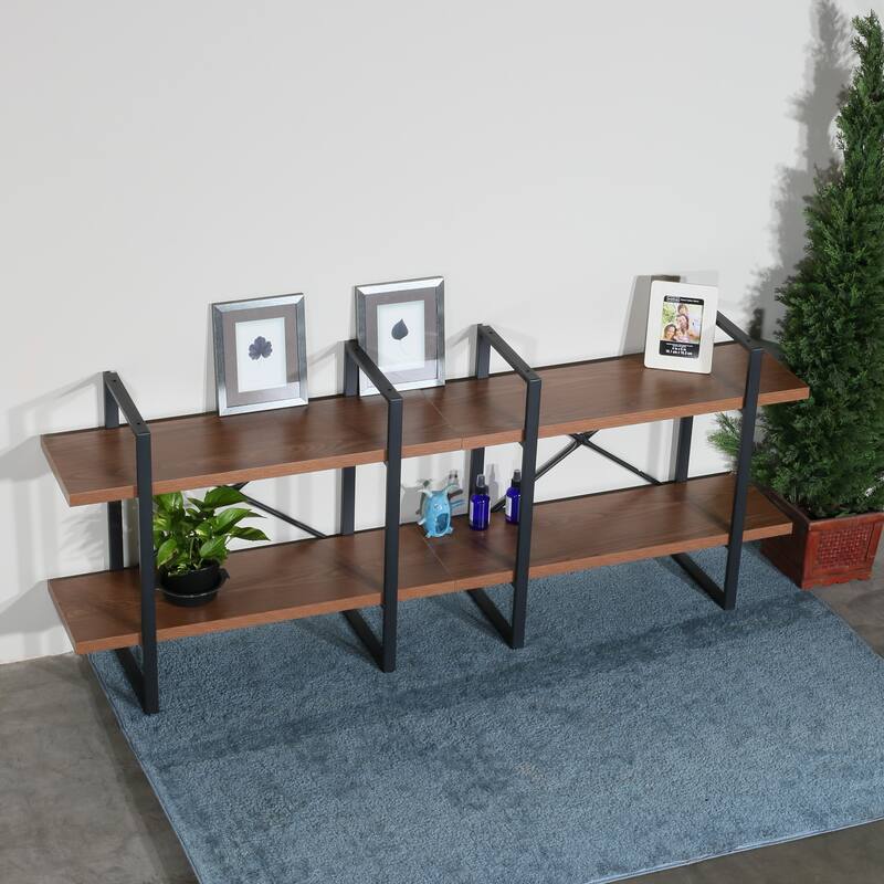 2-Tier longer with open shelving by DAVEE FURNITURE INC - 70.86*28.35*11.34 inches