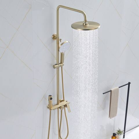 Rbrohant 10" Wall Mount Dual Shower Heads