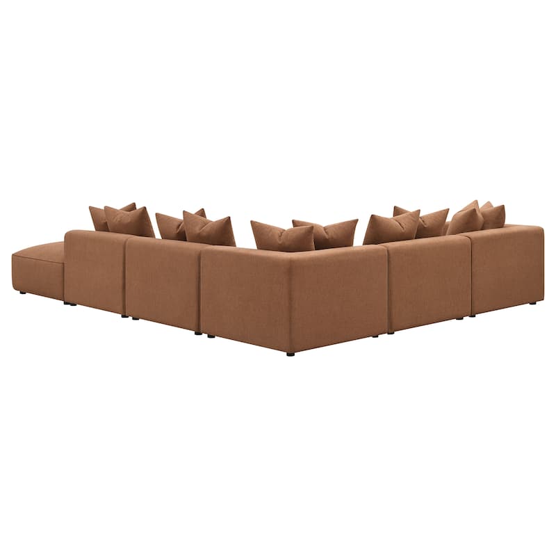 Jennifer 6-piece Upholstered Modular Sectional
