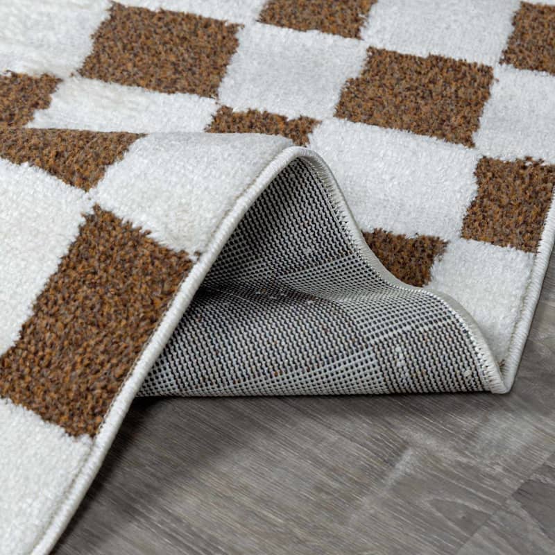 Hauteloom Lajos Hallway, Kitchen Runner Rug - High Pile - Rose Cream - 2'8" x 7'3"