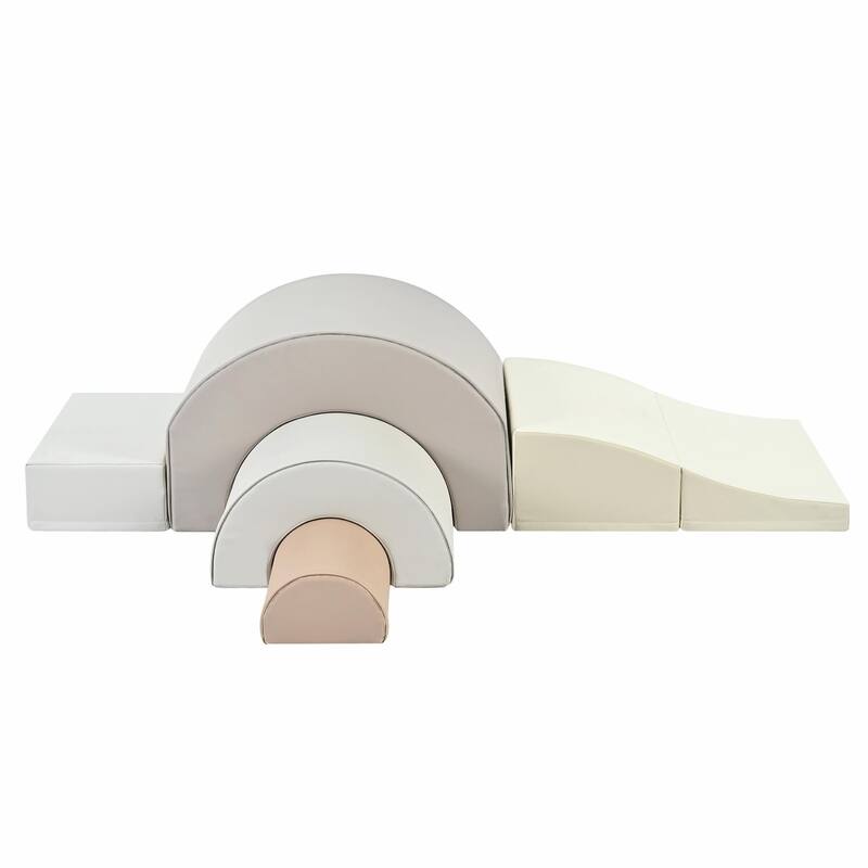 5-Piece Foam Climbing Blocks for Toddlers - Indoor Active Play Structure