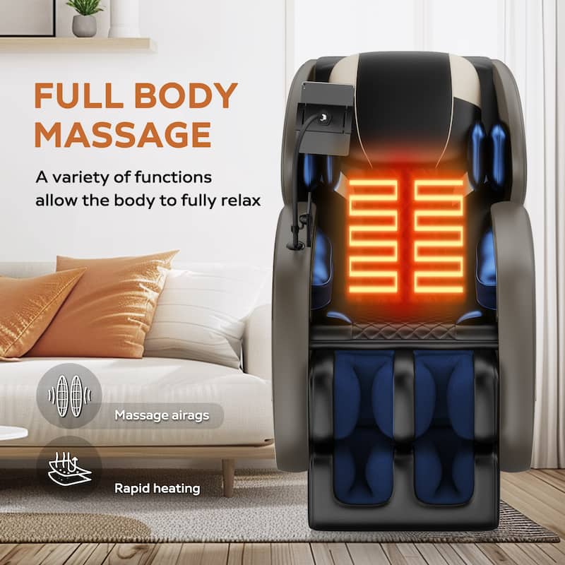 GDFStudio - Avelon Zero Gravity Recliner with Full Body Massage Functions