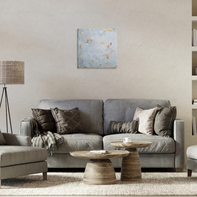 Stupell Abstract Grey & Accents Canvas Wall Art Design By Jodi Major