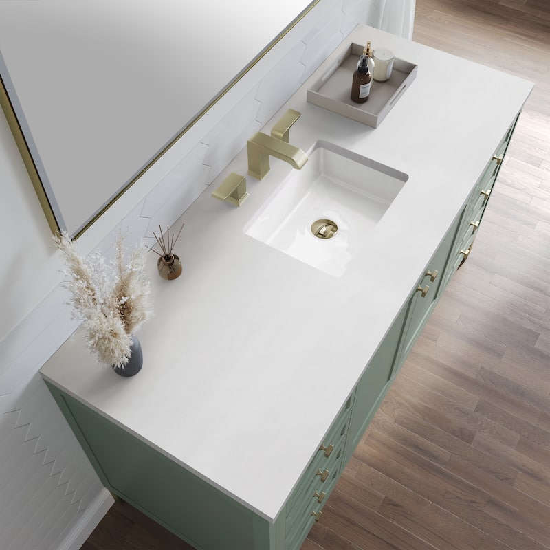 James Martin Vanities 503-V60S-3WZ Chicago 60" Free Standing Single