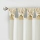 preview thumbnail 6 of 11, Madison Park Natalie Twisted Tab Lined Single Curtain Panel