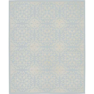 Power Loomed Floral Area Rug
