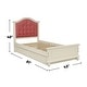 preview thumbnail 3 of 13, Twin Size Bed with Trundle and Button Tufted Headboard