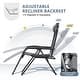 preview thumbnail 42 of 61, Homall Patio Zero Gravity Chair Lawn Lounge Chair with Pillow Set of 2