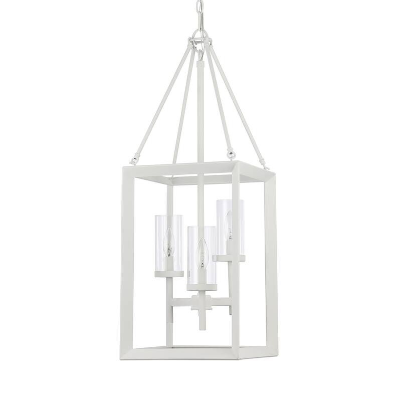 Golden Lighting Smyth 3-light Pendant in Natural White