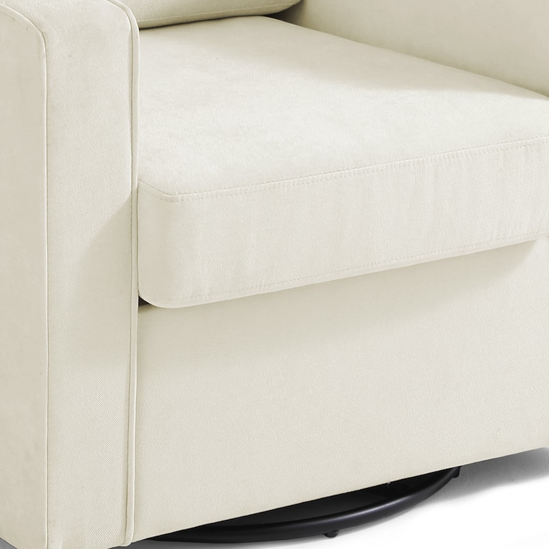 2 Set Modern Swivel Accent Arm Chair For Living Room