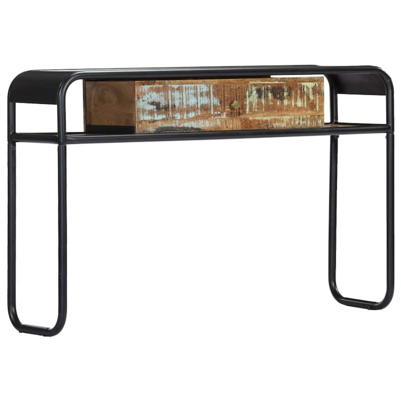 vidaXL Console Table 46.5"x11.8"x29.5" Solid Reclaimed Wood - 46.5" x 11.8" x 29.5"
