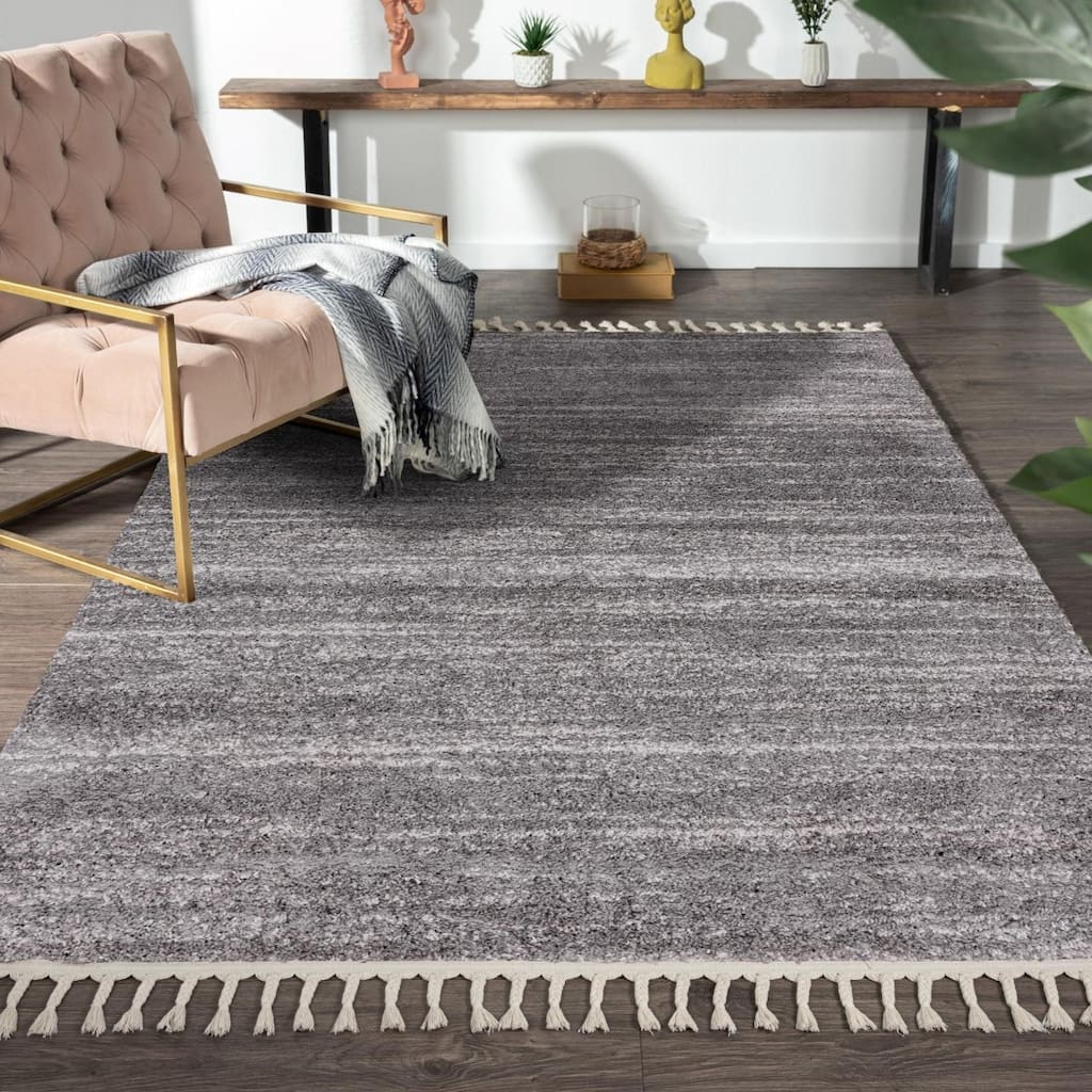 LUXE WEAVERS Shagg Unicolor Area Rug for Living Rooms, Indoor Carpet