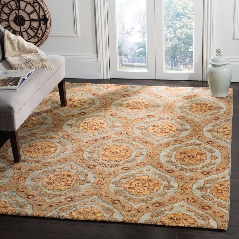 SAFAVIEH Hand-knotted Santa Fe Pilvi Modern Wool Rug