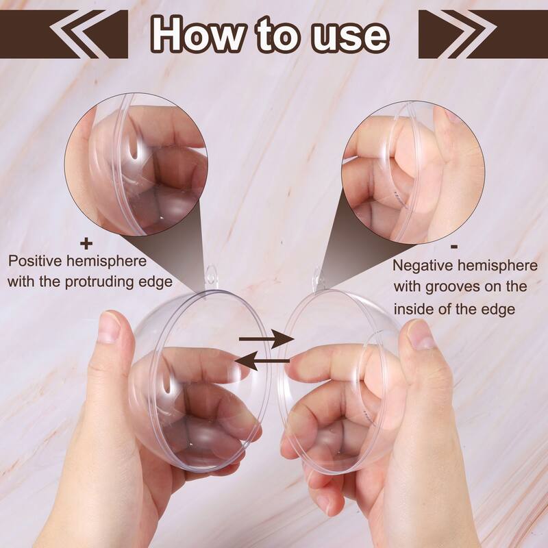 8 Pcs Hanging Tealight Holders Globes Acrylic Refillable Balls for Home
