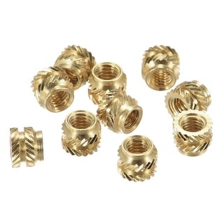 Female Knurled Threaded Insert Embedment Nuts for 3D Printer - Bed Bath ...