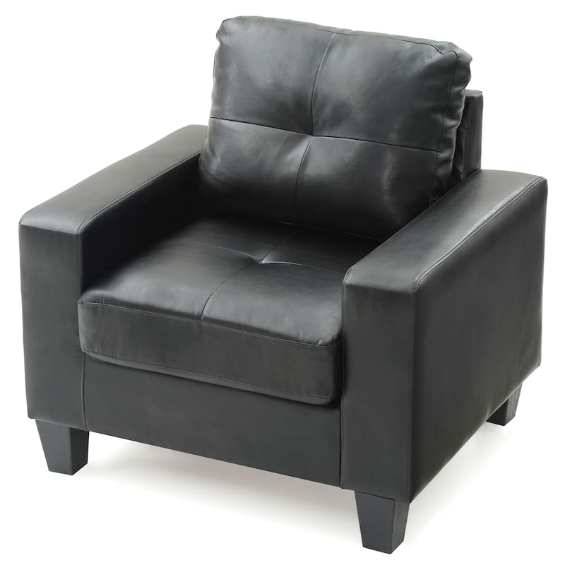 Pocket Coil Seating Accent Chair - 36" - Black