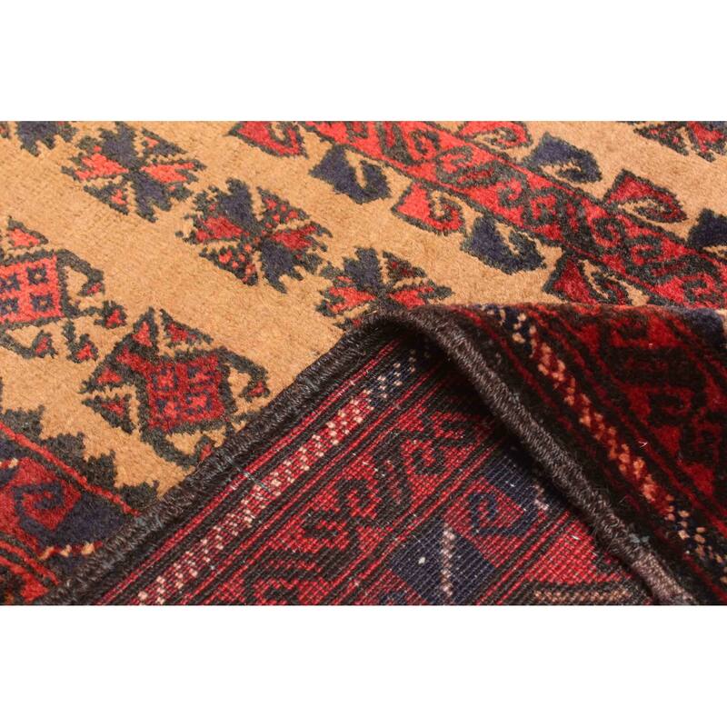 ECARPETGALLERY Hand-knotted Teimani Tan Wool Rug - 3'2 x 4'7