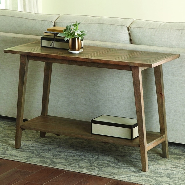 The Gray Barn Minett Solid Mango Sofa Table. Opens flyout.