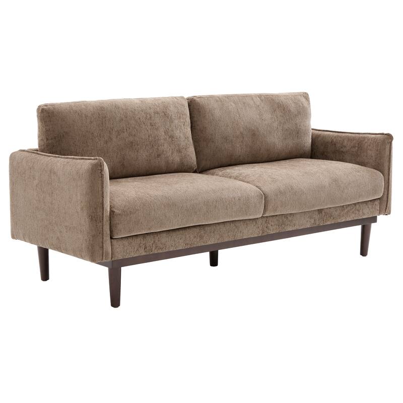 Christopher Knight Home - Lovina Modern Upholstered Loveseat Sofa with Spacious Seating and High-Density Cushioning.