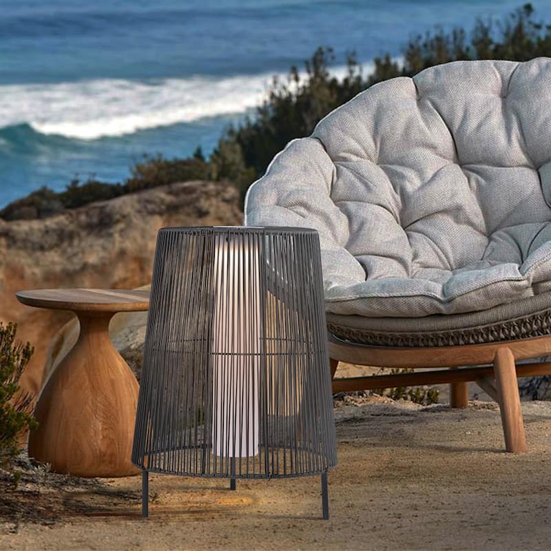 2 Pack Solar Outdoor LED Light Floor Lamp