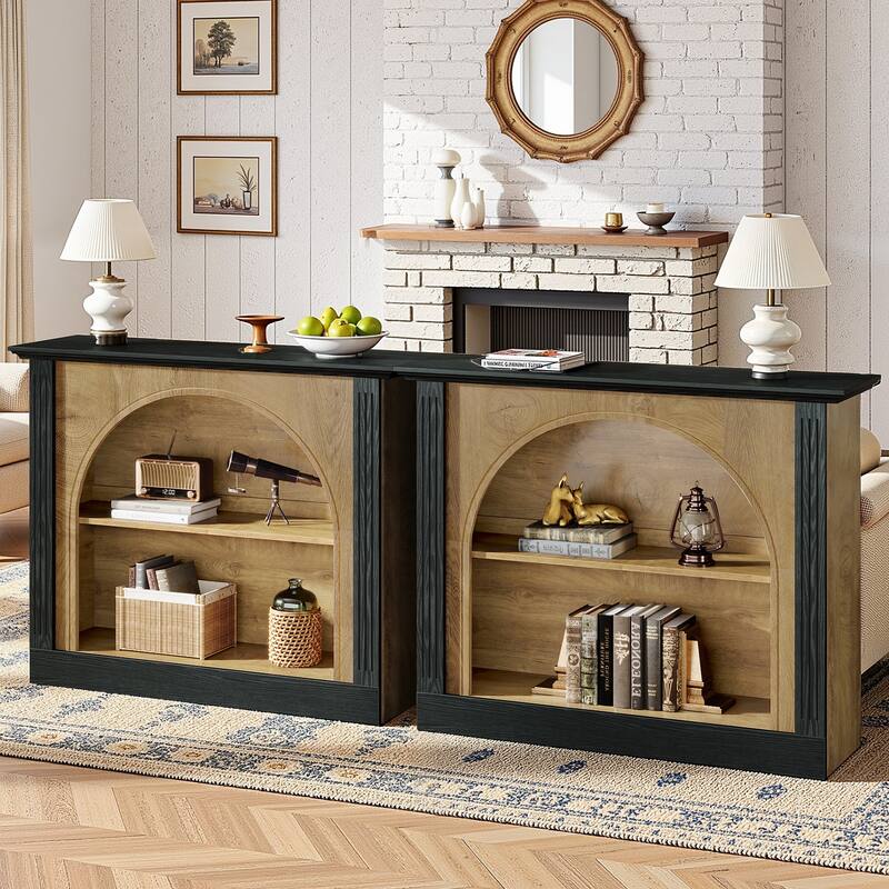 3-Tier Console Table with Storage for Foyer, Hallway, Living Room