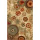 Mohawk Home Alexa Floral Medallion Area Rug - 4' x 6' - Tan/Red