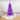 Pre-Lit Medium Artificial Pine Christmas Tree - 4' - Purple - Clear Lights - 4 Foot