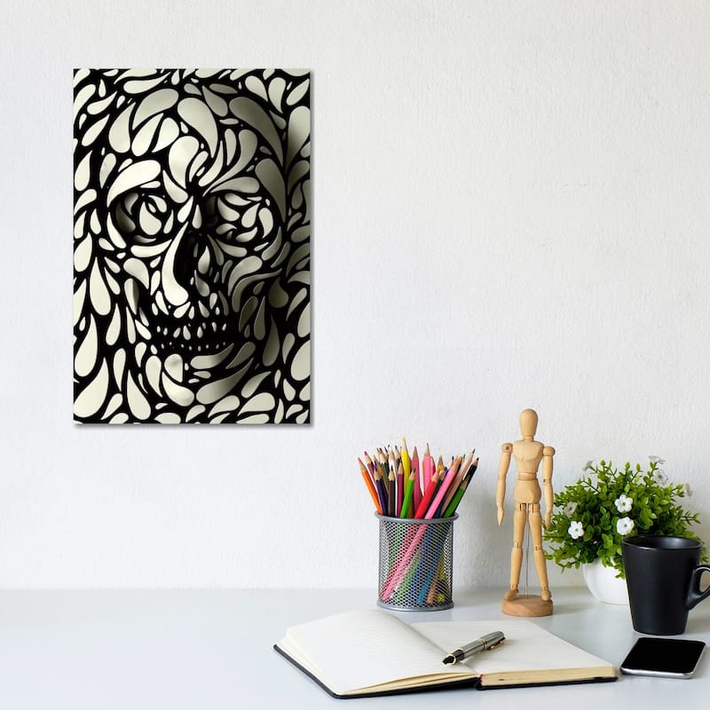 iCanvas "Skull No. 4" by Ali Gulec Canvas Print