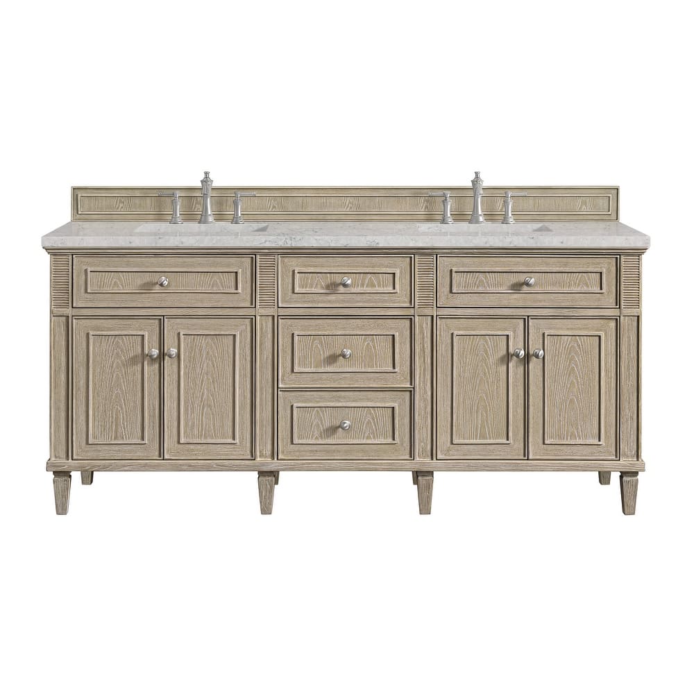 James Martin Vanities 424-V72-3EJP Lorelai 72" Double Basin Wood