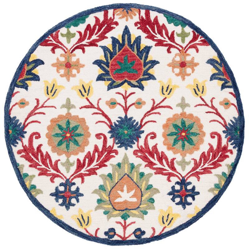 SAFAVIEH Handmade Blossom Malka Floral Wool Rug